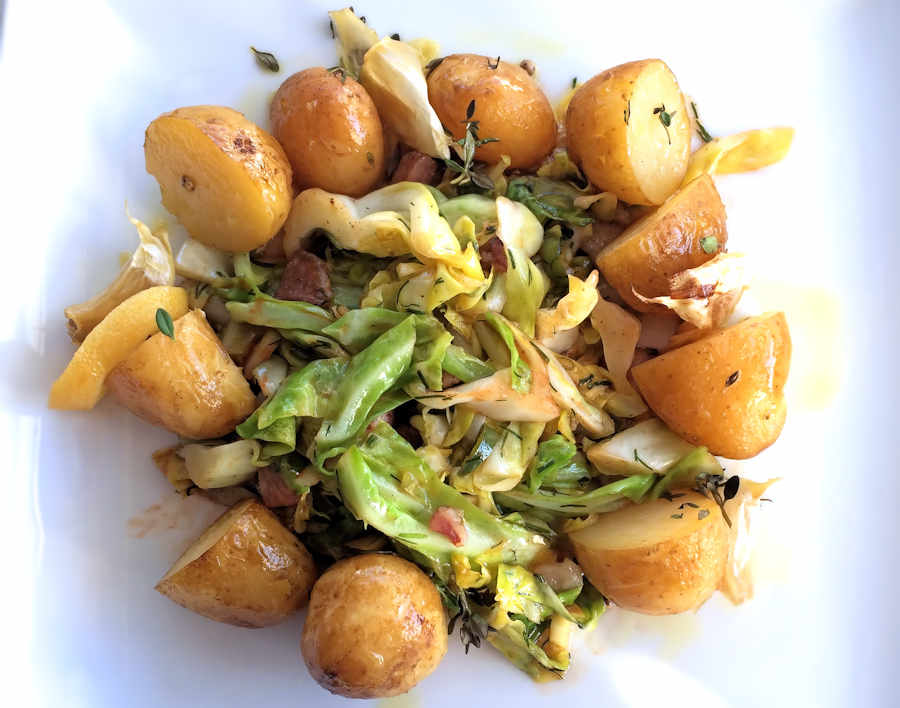 Garlic And Lemon New Potatoes Recipe Cuisine Fiend